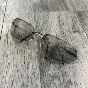 Emporio Armani Gray and Silver Sunglasses